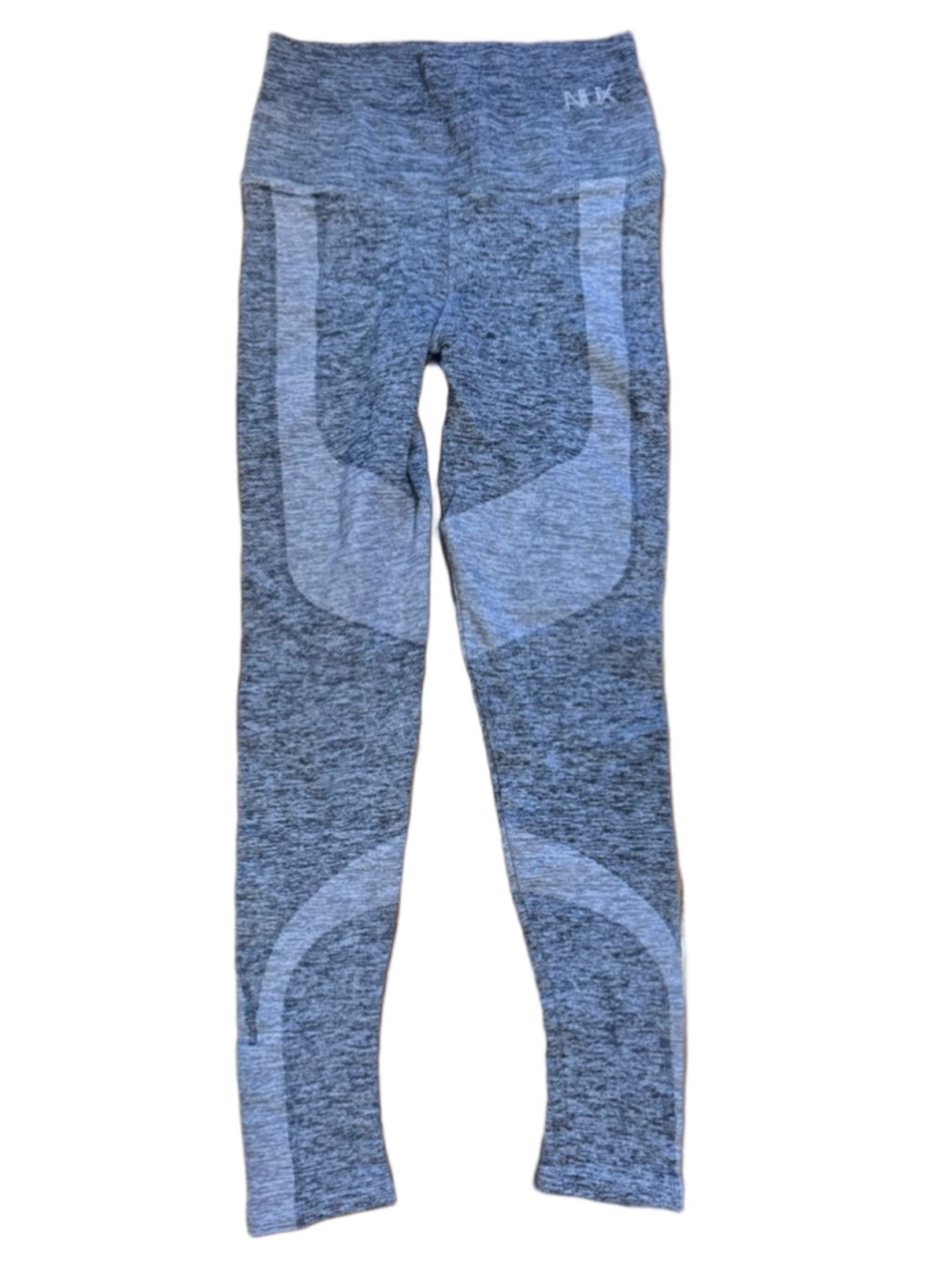 Women's NUX Gray and Light Gray Leggings S